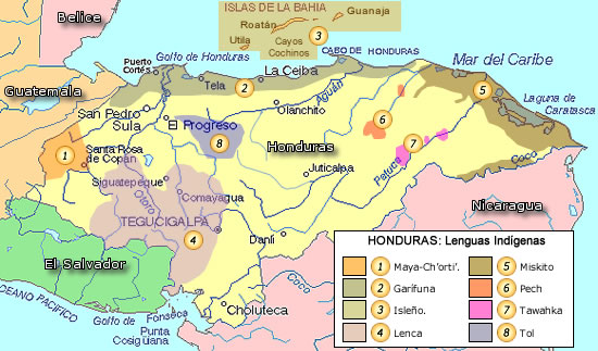 「Honduras Indigena la mapa」の画像検索結果